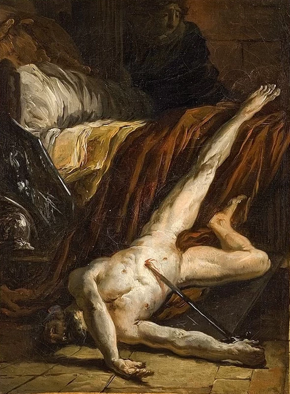 La morte di Catone - Museo Fabre, Montpellier